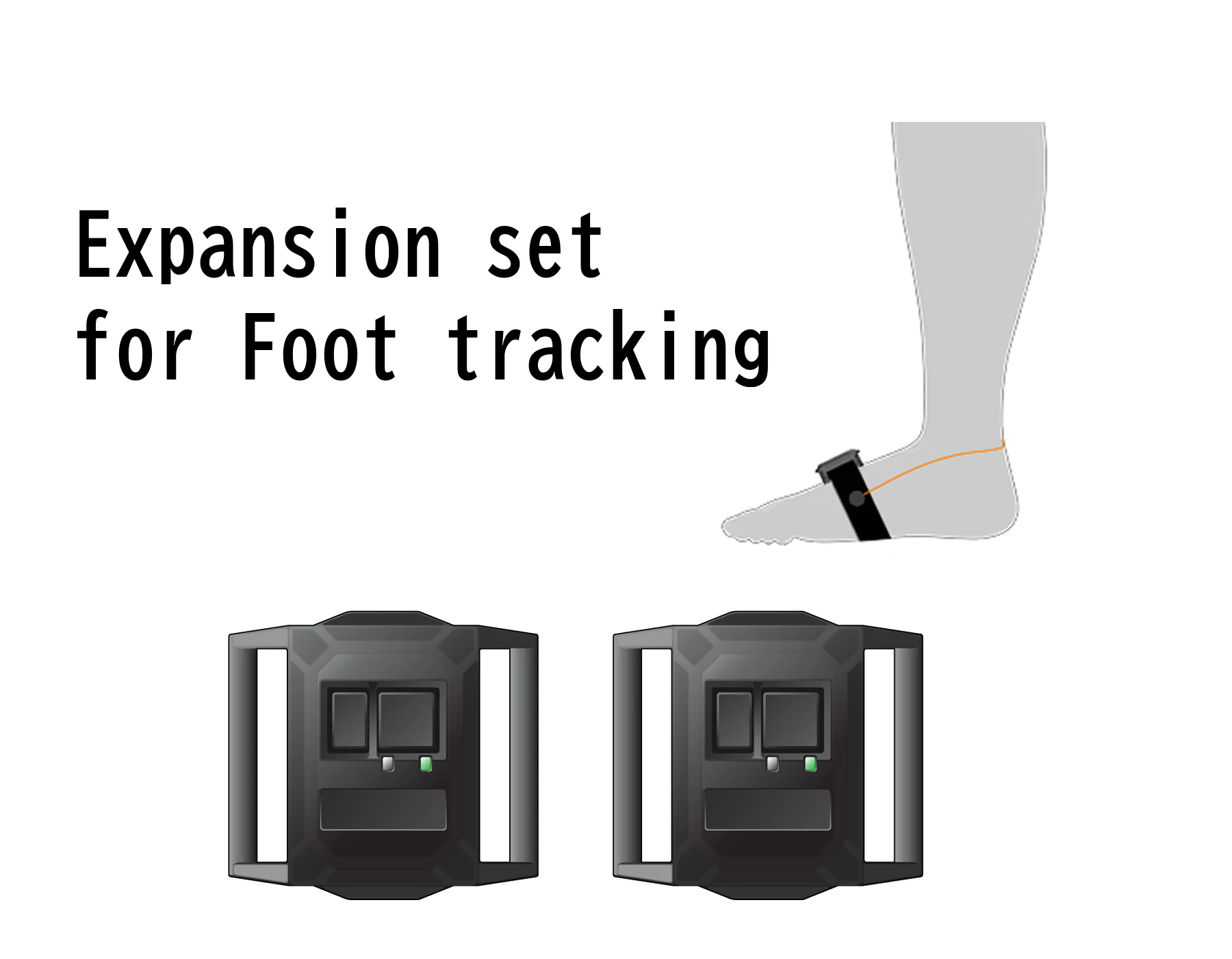 HaritoraX 2 Expansion set for Foot tracking – Shiftall HaritoraX 2 Expansion set for Foot tracking – Shiftall